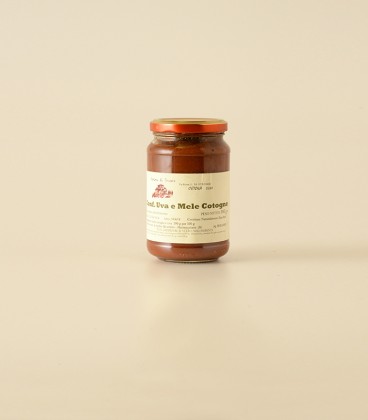 Marmellata di uva e mele cotogne